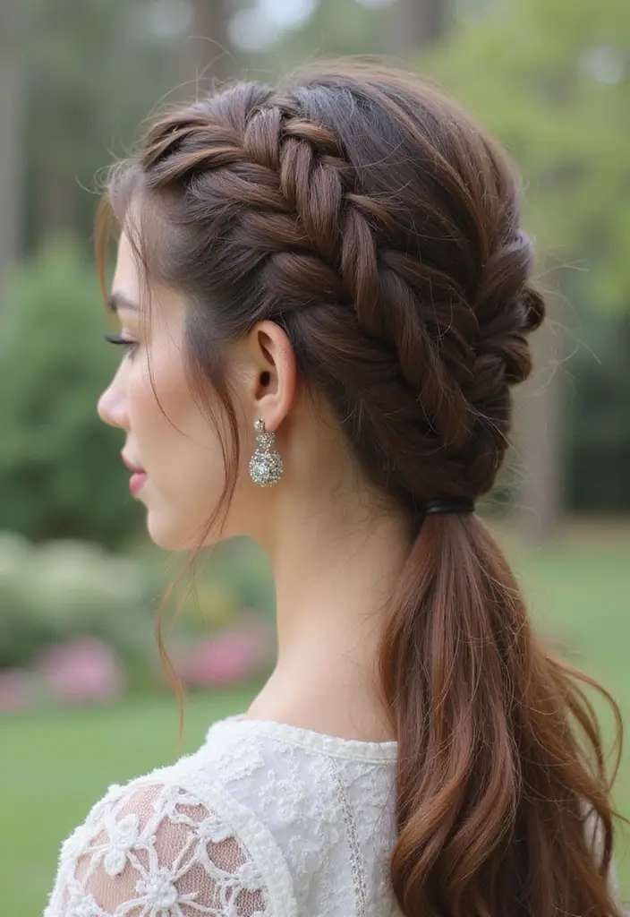 50 All Back and Base Hairstyles That Stay Timeless 11 50 All Back and Base Hairstyles That Stay Timeless - 11. Fishtail Braid