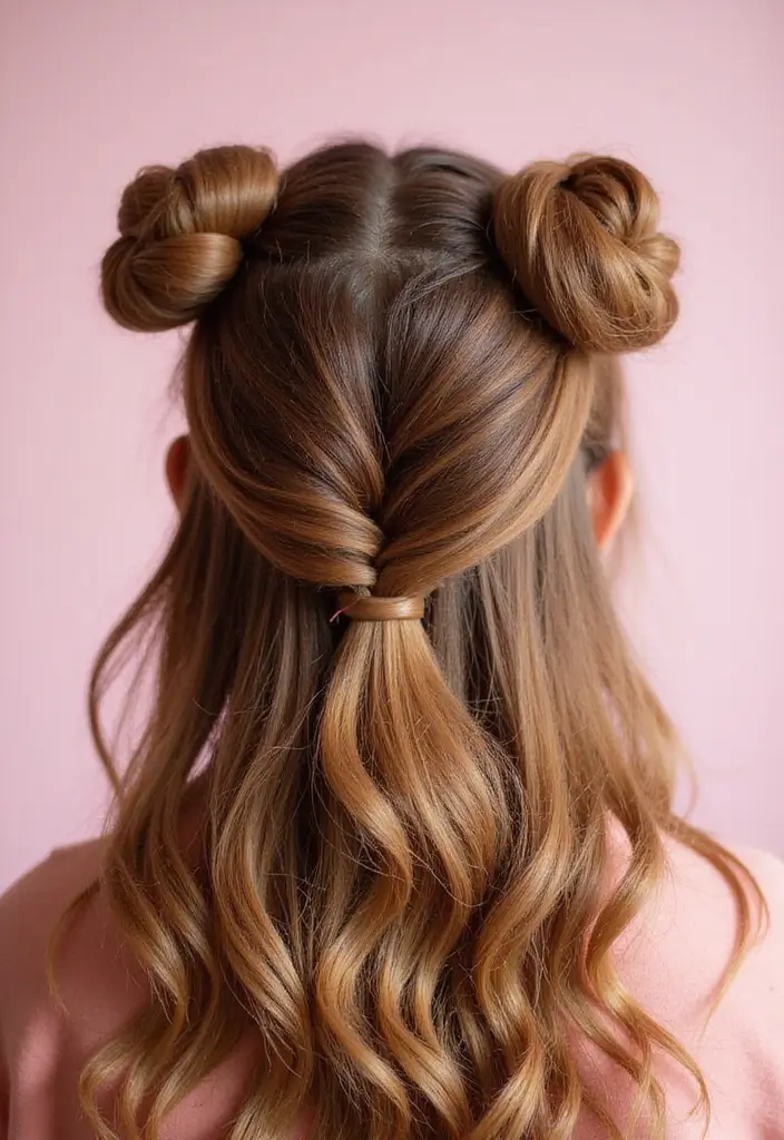 50 All Back and Base Hairstyles That Stay Timeless 18 50 All Back and Base Hairstyles That Stay Timeless - 18. Twisted Half Buns