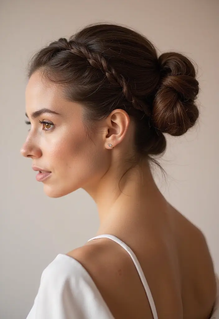 50 All Back and Base Hairstyles That Stay Timeless 20 50 All Back and Base Hairstyles That Stay Timeless - 19. Dutch Braid Updo