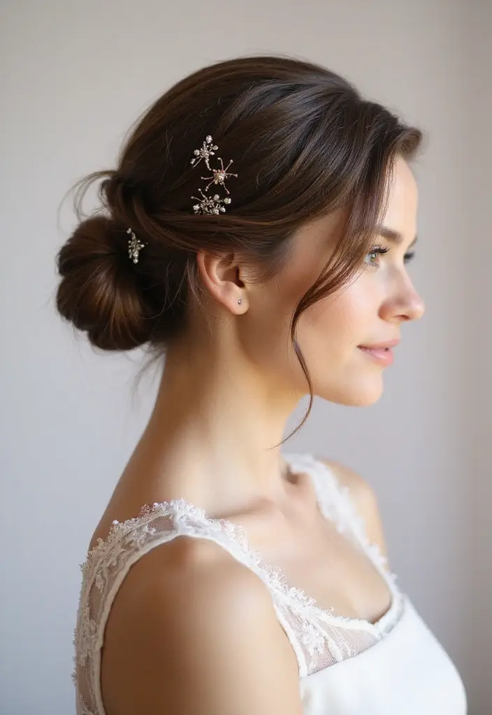 50 All Back and Base Hairstyles That Stay Timeless 2 50 All Back and Base Hairstyles That Stay Timeless - 2. Classic Chignon