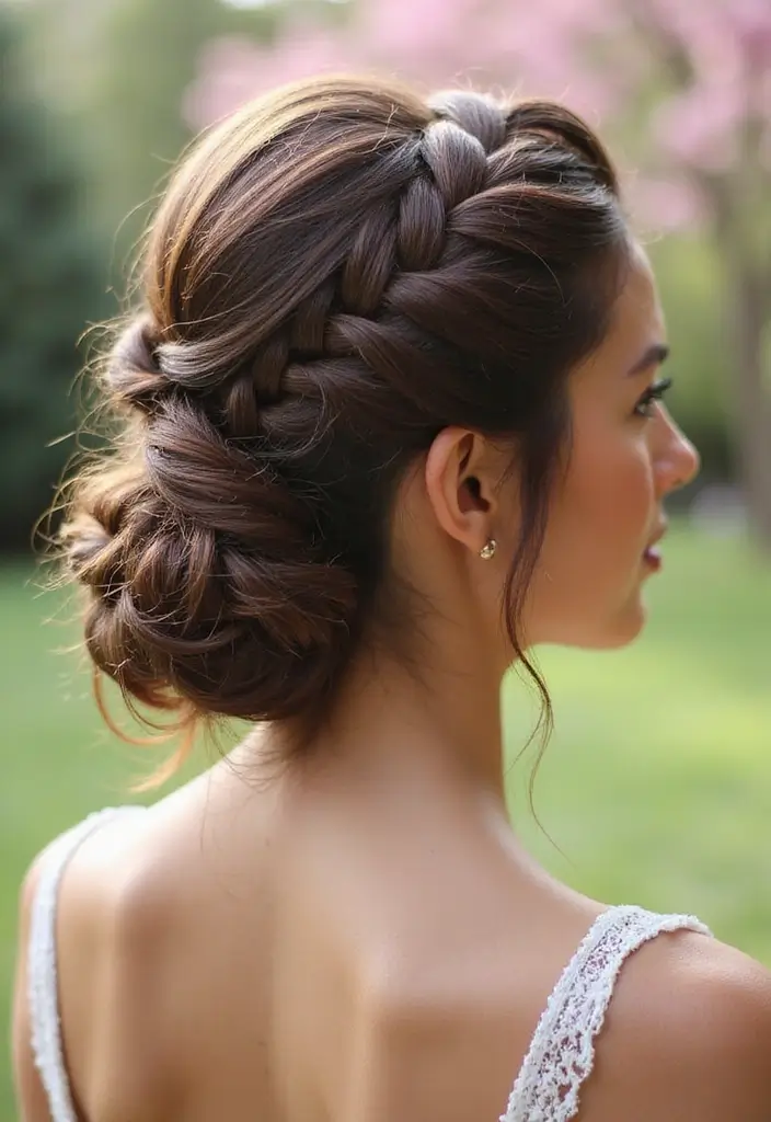 50 All Back and Base Hairstyles That Stay Timeless 50 50 All Back and Base Hairstyles That Stay Timeless - 49. Twisted Braided Updo