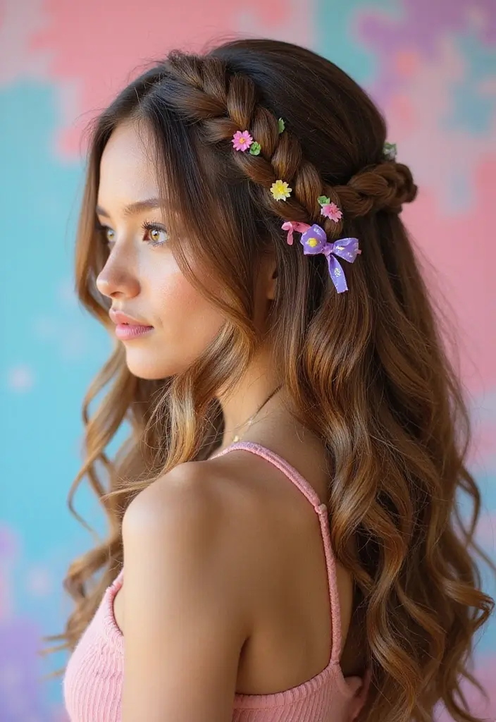 50 All Back and Base Hairstyles That Stay Timeless 9 50 All Back and Base Hairstyles That Stay Timeless - 9. Loop Braid