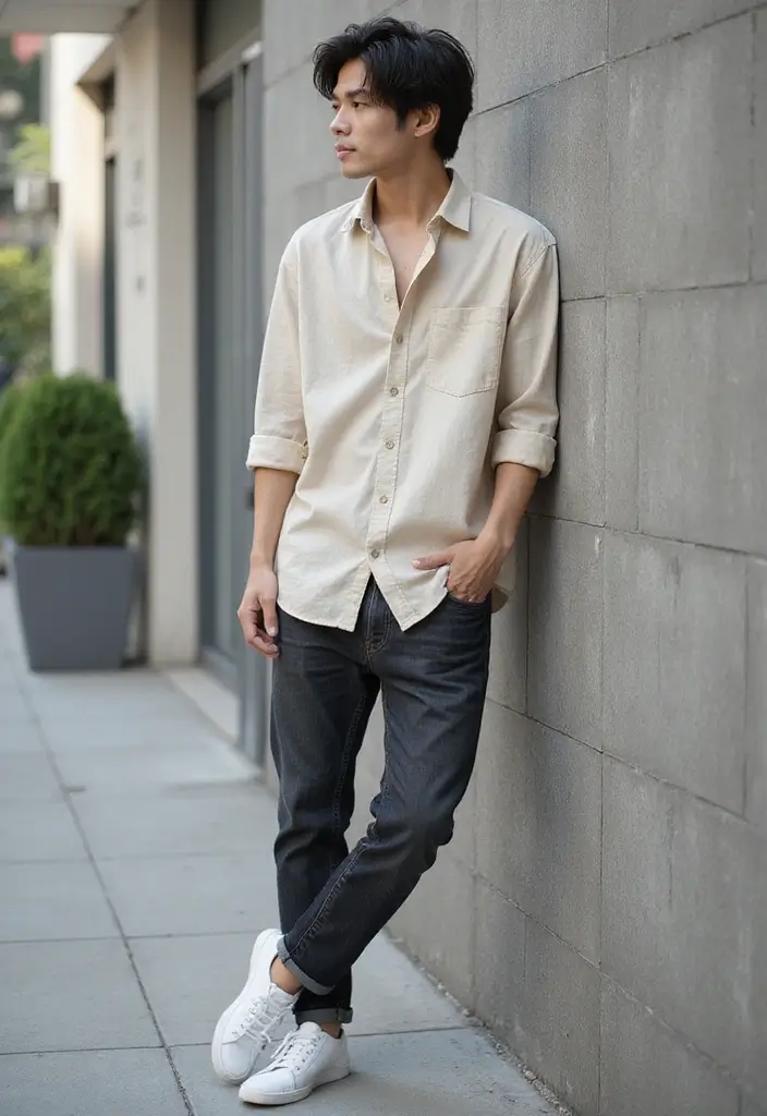 50 Asian Men Messy Hairstyle Ideas That Look Effortless 10 50 Asian Men Messy Hairstyle Ideas That Look Effortless - 10. Side Part Mess