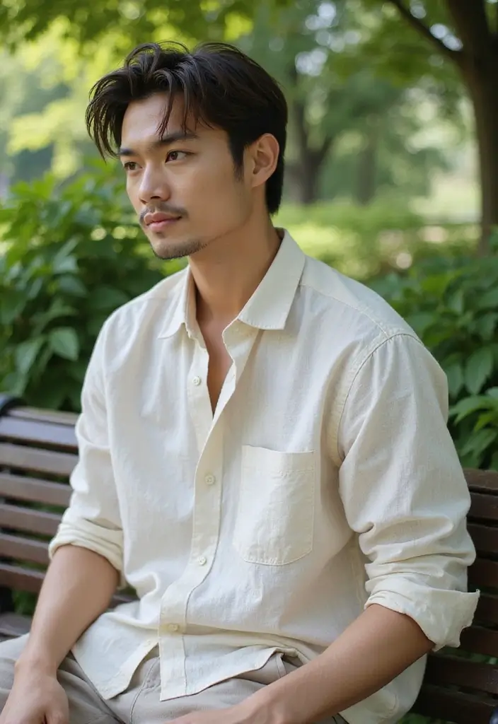 50 Asian Men Messy Hairstyle Ideas That Look Effortless 11 50 Asian Men Messy Hairstyle Ideas That Look Effortless - 11. Layered Messy Hair