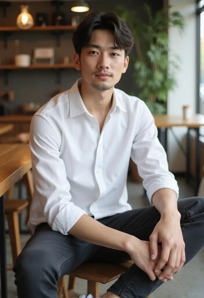 50 Asian Men Messy Hairstyle Ideas That Look Effortless 2 50 Asian Men Messy Hairstyle Ideas That Look Effortless - 2. Textured Fringe