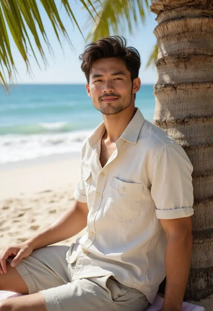 50 Asian Men Messy Hairstyle Ideas That Look Effortless 28 50 Asian Men Messy Hairstyle Ideas That Look Effortless - 27. Beachy Messy Waves