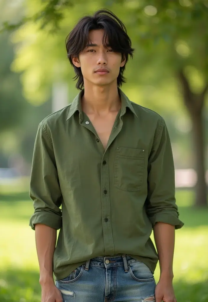 50 Asian Men Messy Hairstyle Ideas That Look Effortless 40 50 Asian Men Messy Hairstyle Ideas That Look Effortless - 39. Messy Long Layers