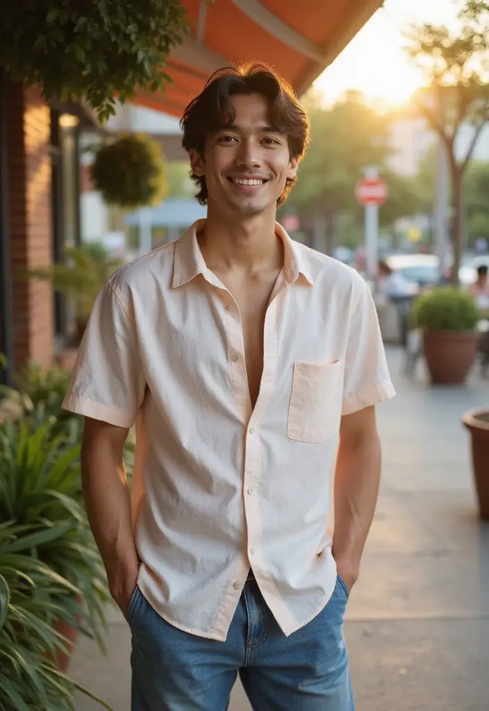50 Asian Men Messy Hairstyle Ideas That Look Effortless 48 50 Asian Men Messy Hairstyle Ideas That Look Effortless - 47. Soft Messy Waves with Bangs