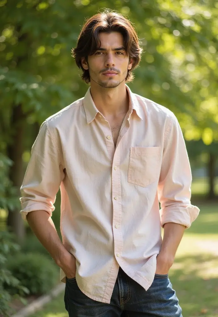 50 Asian Men Messy Hairstyle Ideas That Look Effortless 49 50 Asian Men Messy Hairstyle Ideas That Look Effortless - 48. Messy Long Layers with Highlights