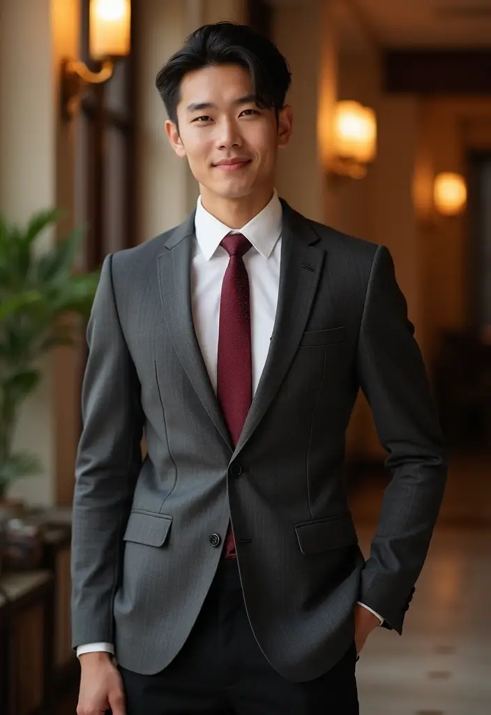 50 Asian Men Messy Hairstyle Ideas That Look Effortless 50 50 Asian Men Messy Hairstyle Ideas That Look Effortless - 49. Messy Braided Bun