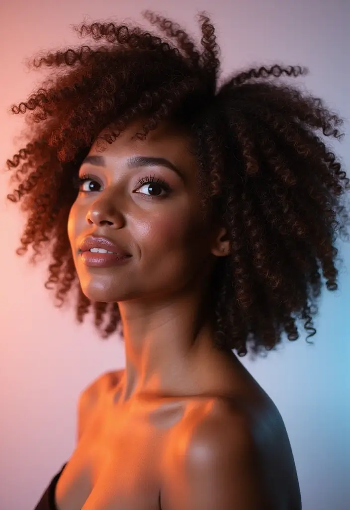 50 Beautiful Hairstyles for Natural Hair You’ll Love - 15. Natural Fro