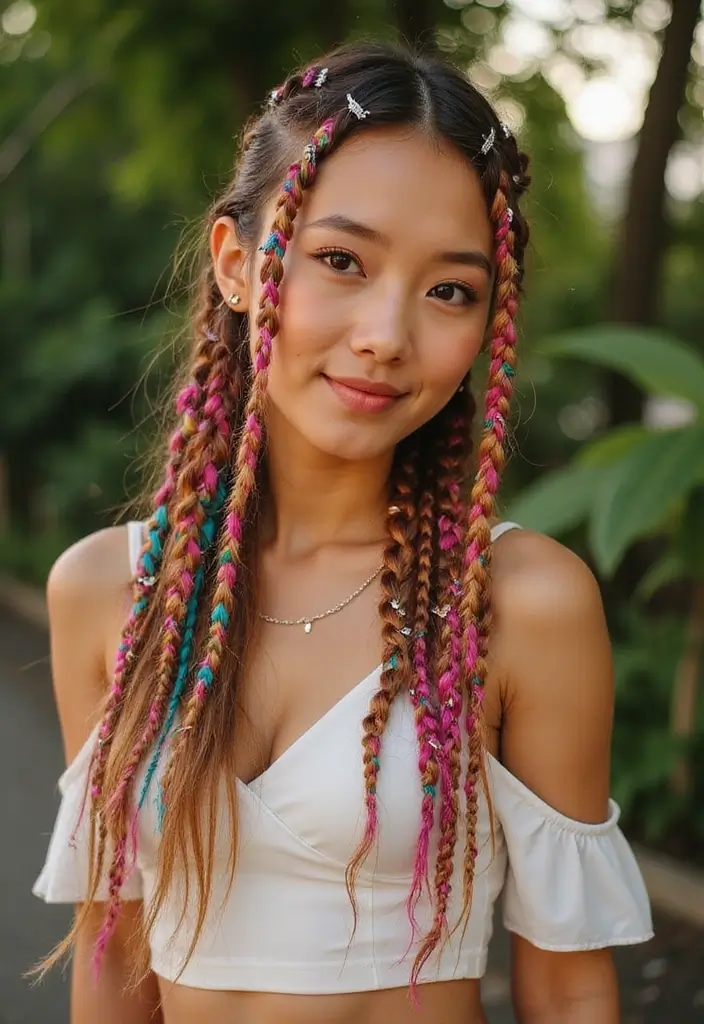 50 Beautiful Hairstyles for Natural Hair You’ll Love - 42. Zigzag Braids