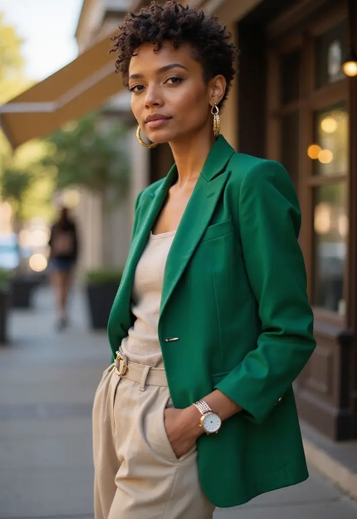 50 Beautiful Hairstyles for Natural Hair You’ll Love - 45. Textured Pixie