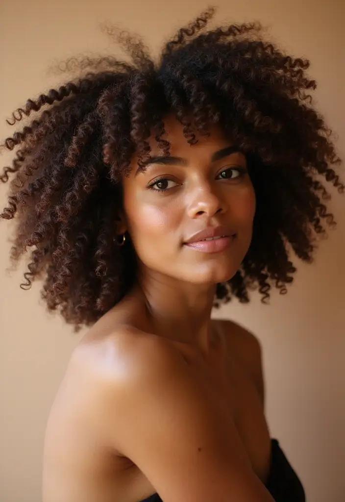 50 Beautiful Hairstyles for Natural Hair You’ll Love - 7. chunky Twist Out