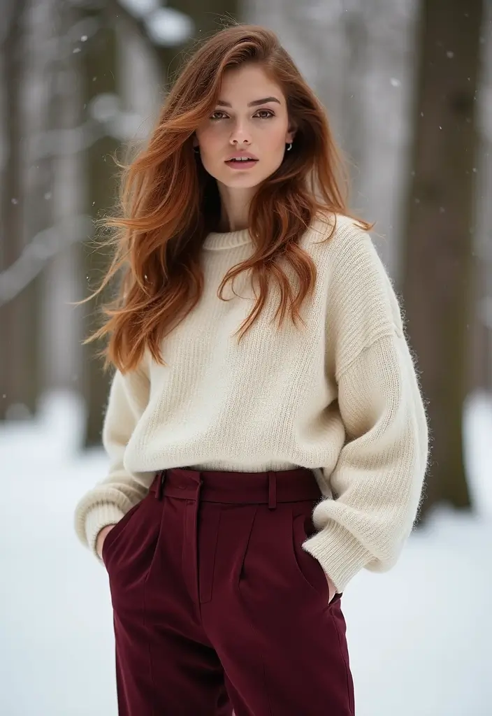 50 Beautiful Winter Hair Color Ideas to Warm Up Your Season - 1. Warm Chestnut