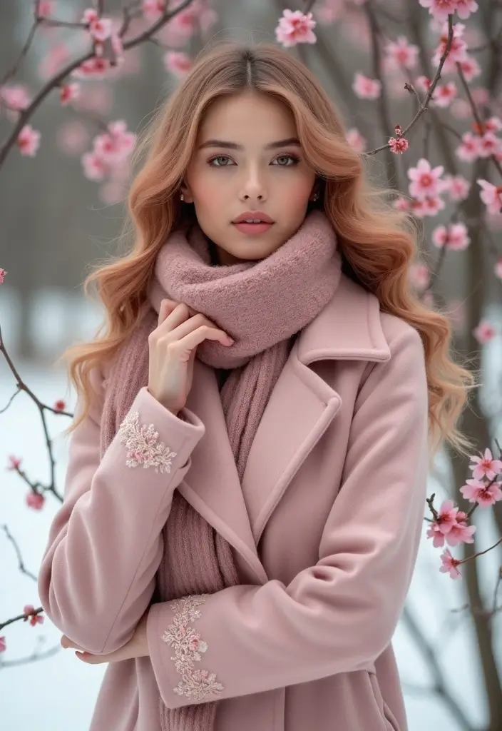 50 Beautiful Winter Hair Color Ideas to Warm Up Your Season - 12. Dusty Rose