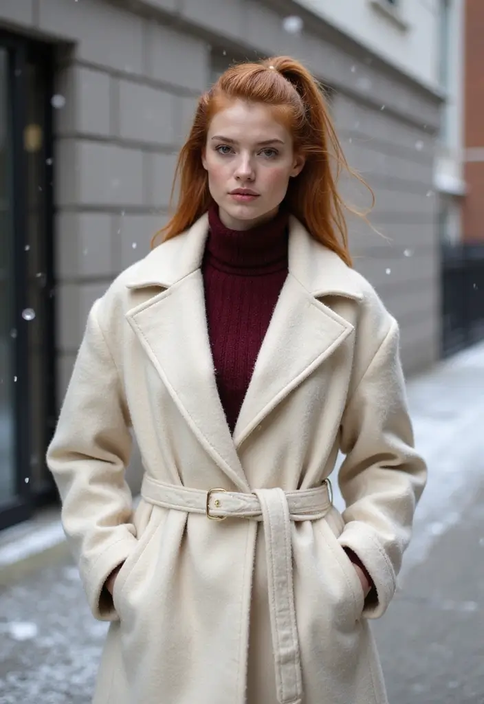 50 Beautiful Winter Hair Color Ideas to Warm Up Your Season - 2. Fiery Cinnamon