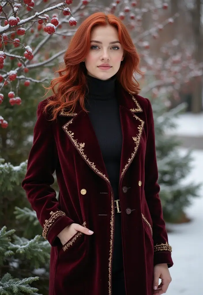 50 Beautiful Winter Hair Color Ideas to Warm Up Your Season - 24. Berry Red
