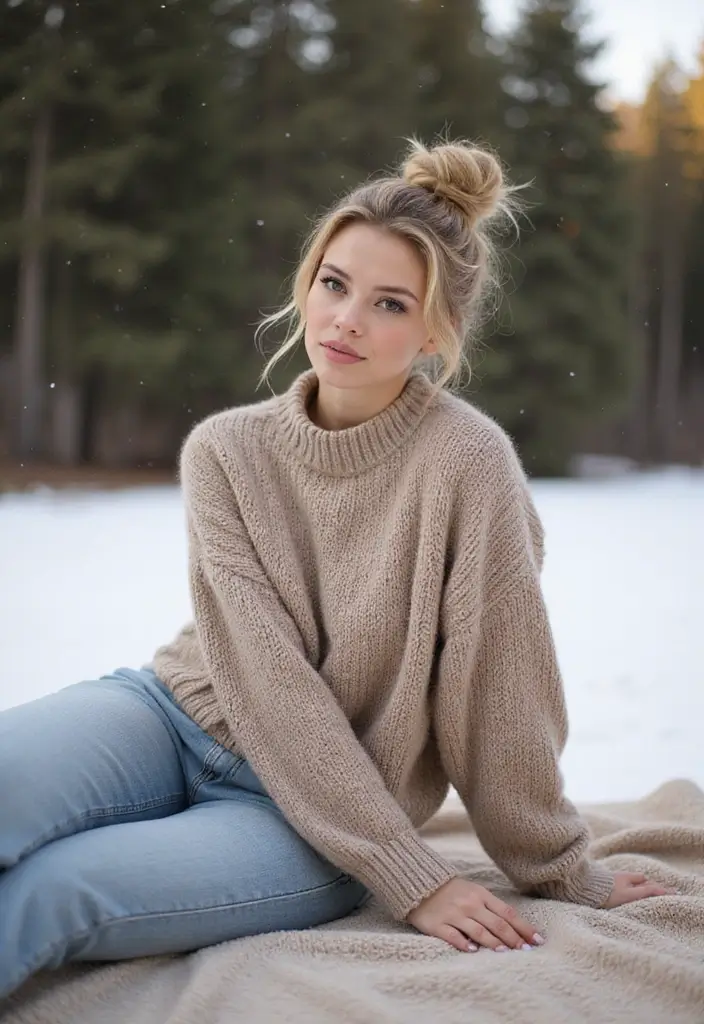 50 Beautiful Winter Hair Color Ideas to Warm Up Your Season - 25. Dusty Denim