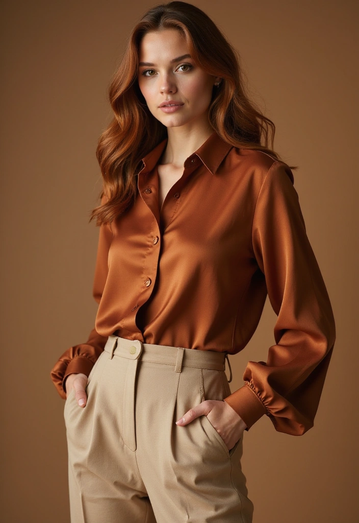 50 Best Hair Color Ideas for Brown Eyes That Pop - 33. Rich Cinnamon