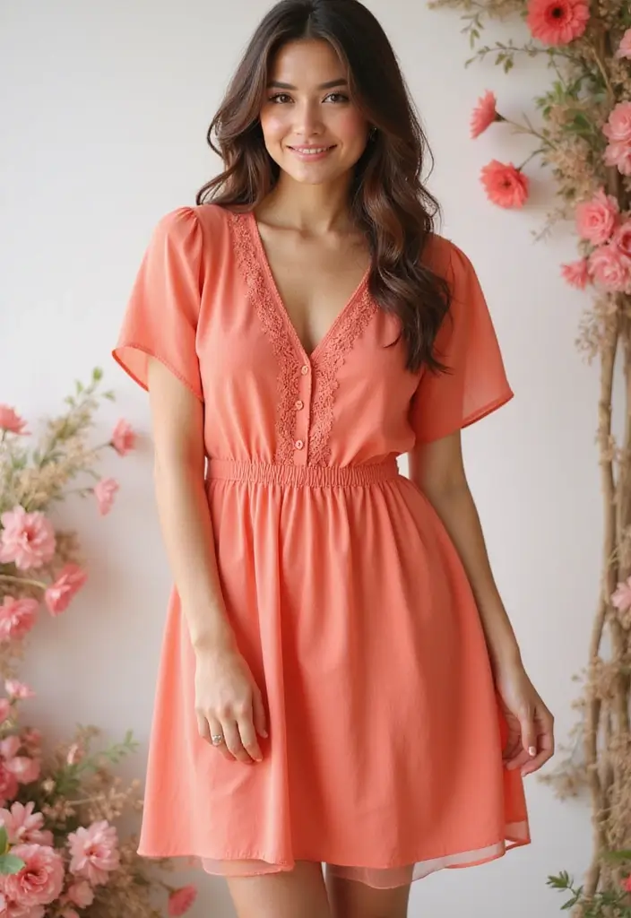 50 Best Hair Color Ideas for Brown Eyes That Pop - 36. Warm Coral