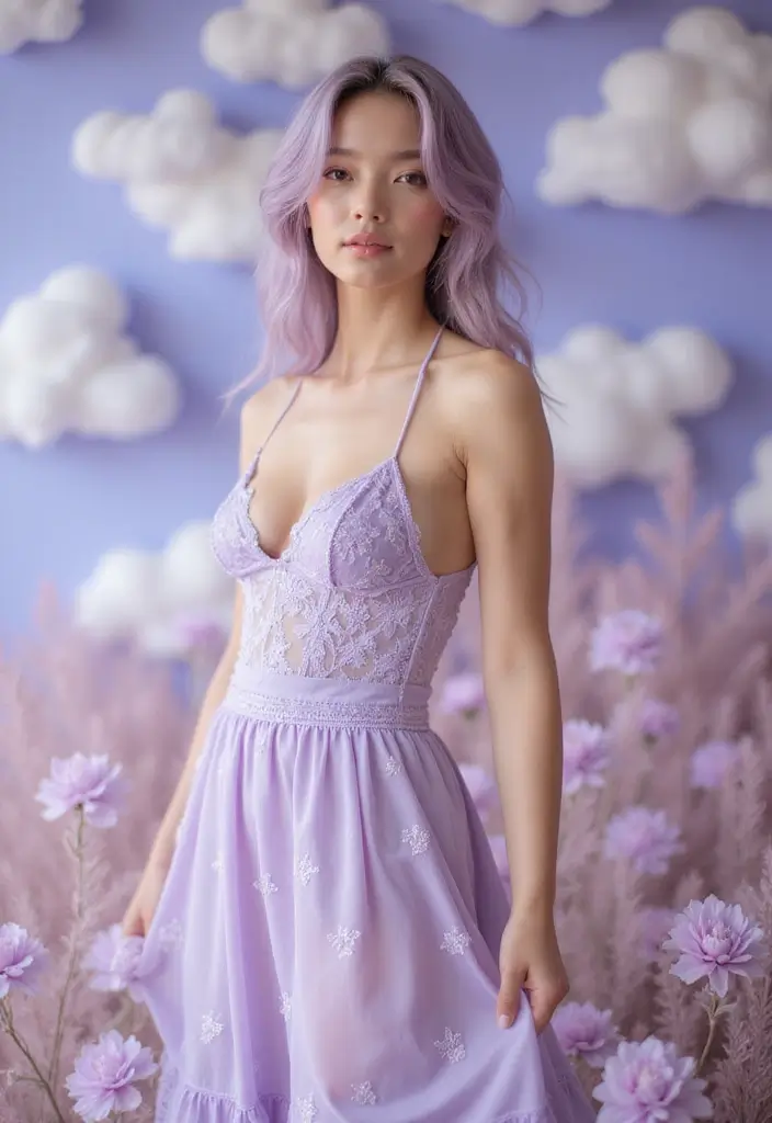 50 Best Hair Color Ideas for Brown Eyes That Pop - 46. Light Lilac