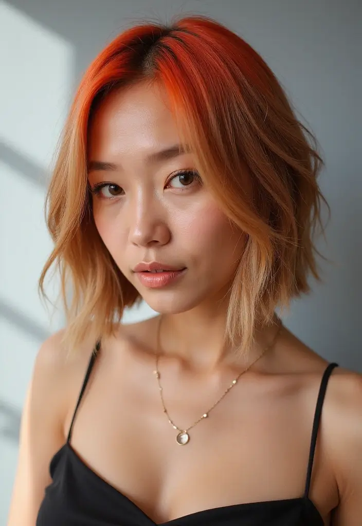 50 Black Hair with Color Ideas for a Stylish Contrast 11 50 Black Hair with Color Ideas for a Stylish Contrast - 11. Cherry Blonde Bob