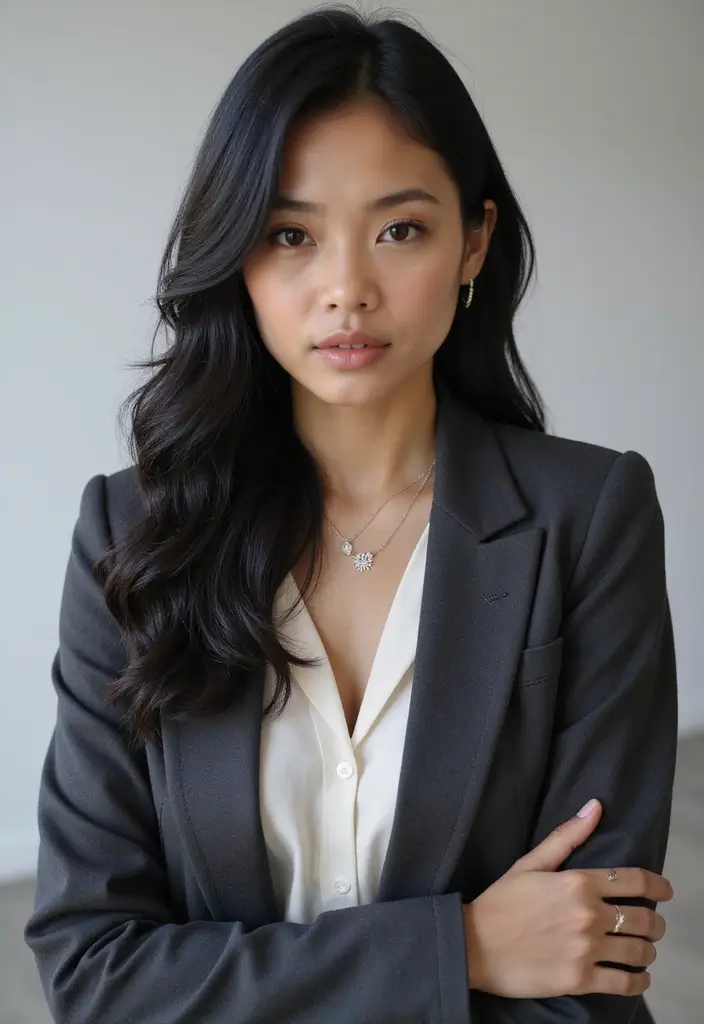 50 Black Hair with Color Ideas for a Stylish Contrast 43 50 Black Hair with Color Ideas for a Stylish Contrast - 42. Charcoal Gray Shades