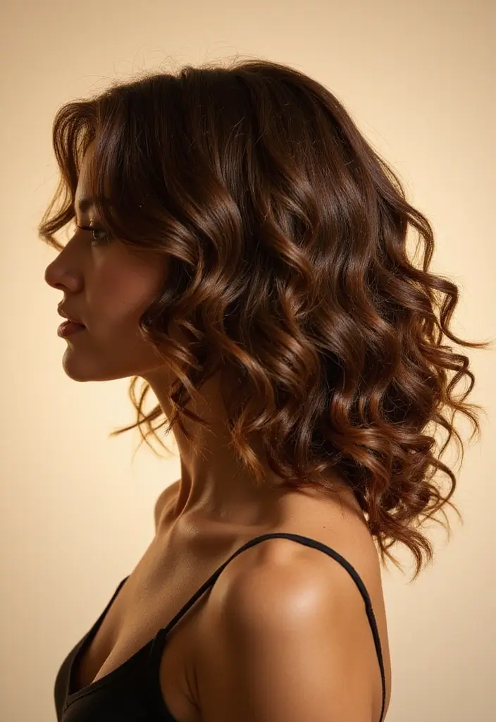50 Brown Hair Color Ideas with Highlights That Add Dimension 24 50 Brown Hair Color Ideas with Highlights That Add Dimension - 23. Ash Brown with Gold Streaks