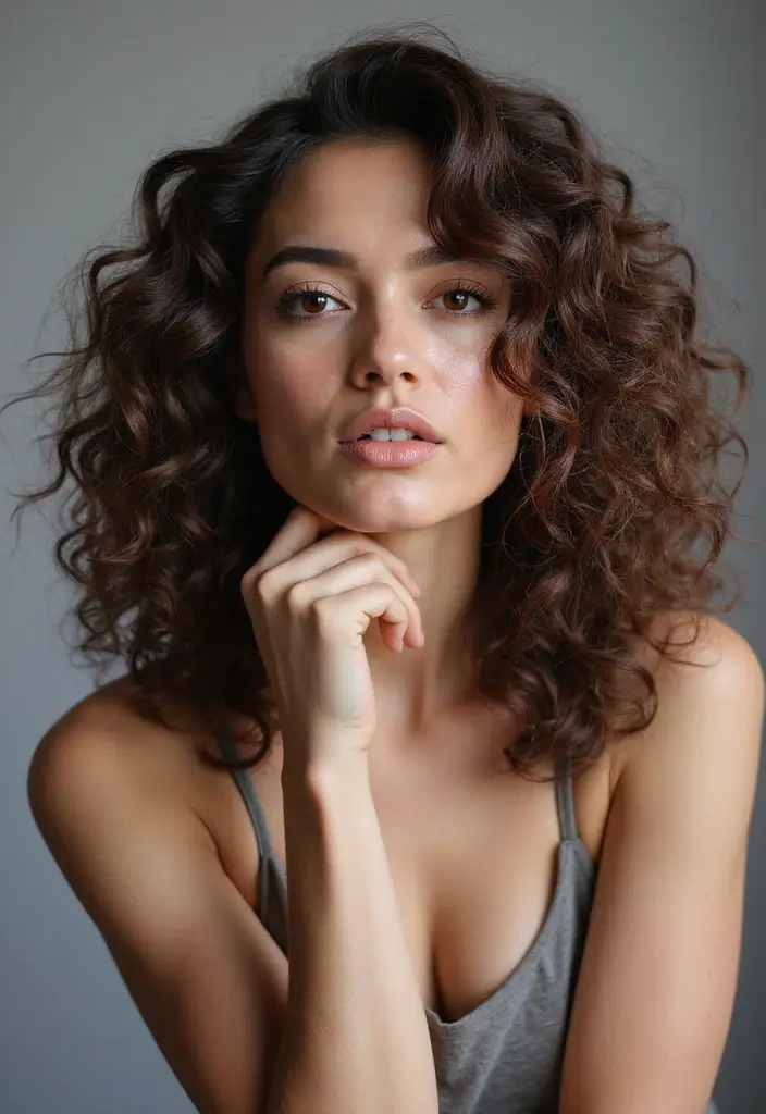50 Brown Hair Color Ideas with Highlights That Add Dimension 36 50 Brown Hair Color Ideas with Highlights That Add Dimension - 35. Rich Brown with Silver Frost Highlights