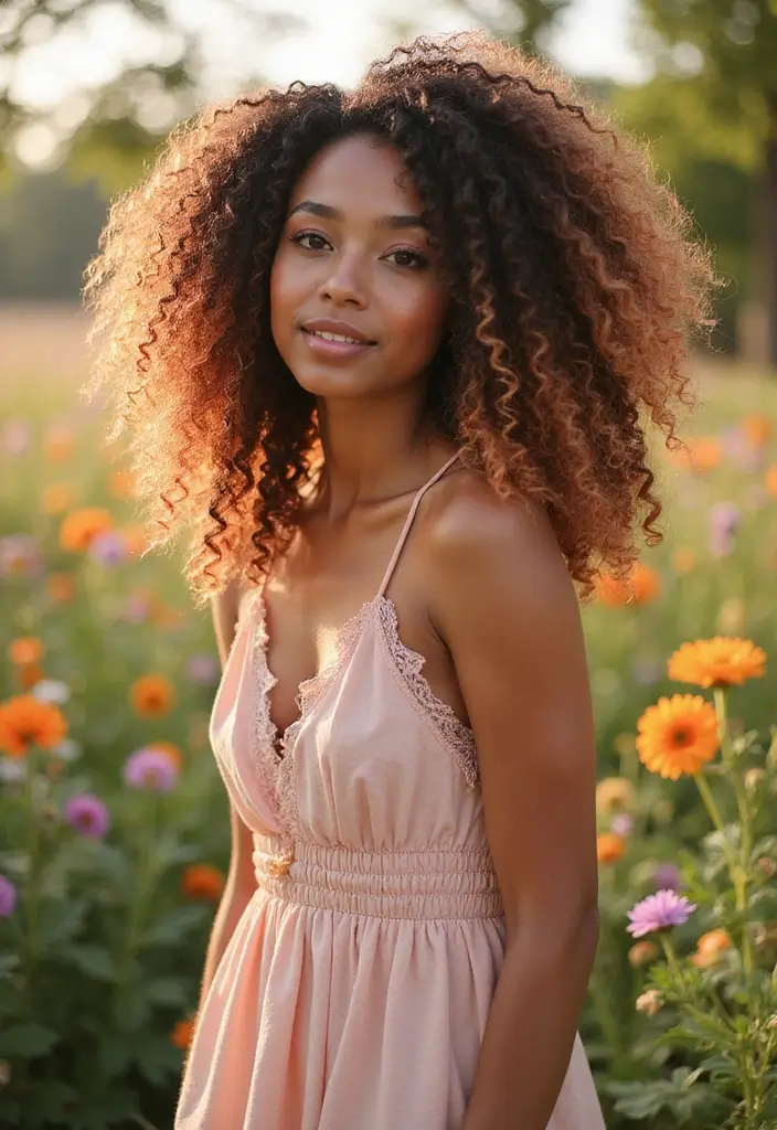 50 Brown Hair Color Ideas with Highlights That Add Dimension 43 50 Brown Hair Color Ideas with Highlights That Add Dimension - 42. Light Chocolate with Coral Highlights
