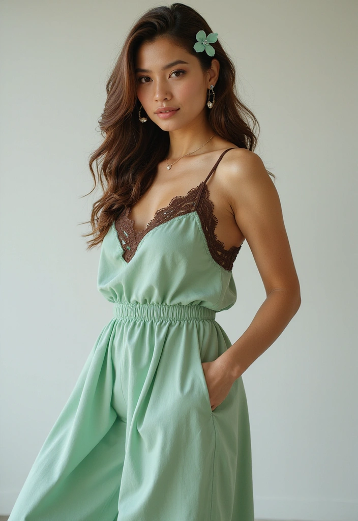 50 Brown Hair with Color Ideas for a Fresh Upgrade - 14. Chocolate Mint for a Unique Blend