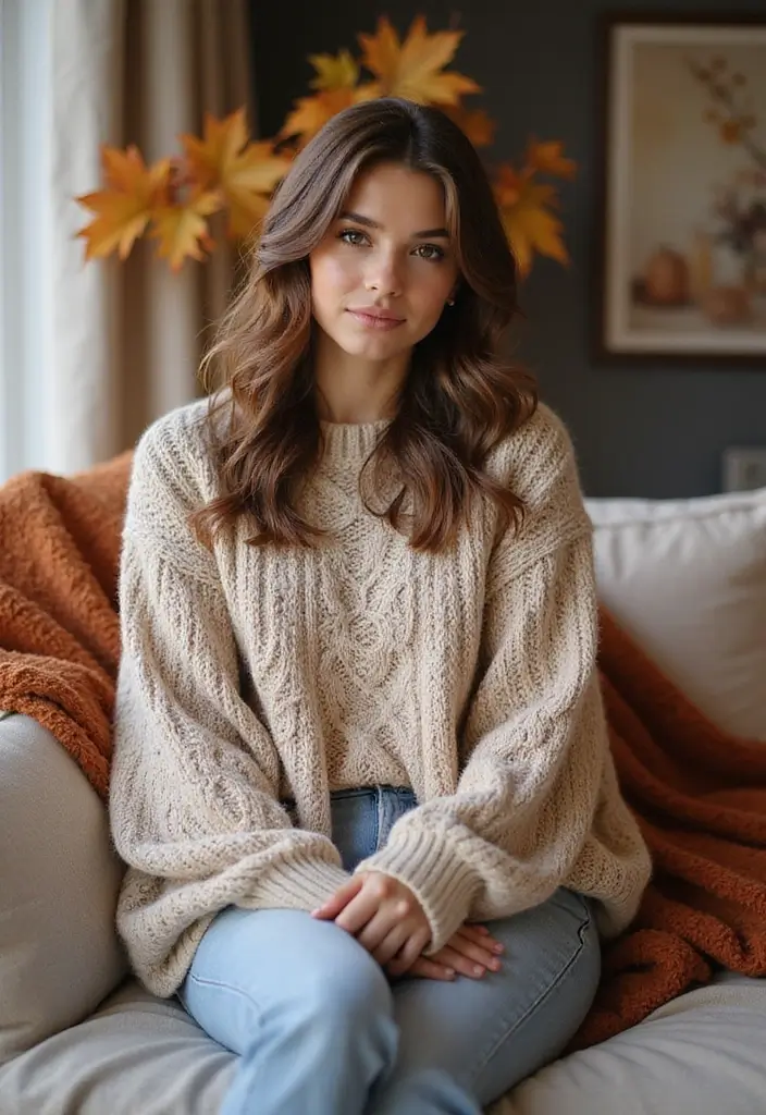 50 Brown Hair with Color Ideas for a Fresh Upgrade - 15. Cinnamon Spice for a Cozy Feel