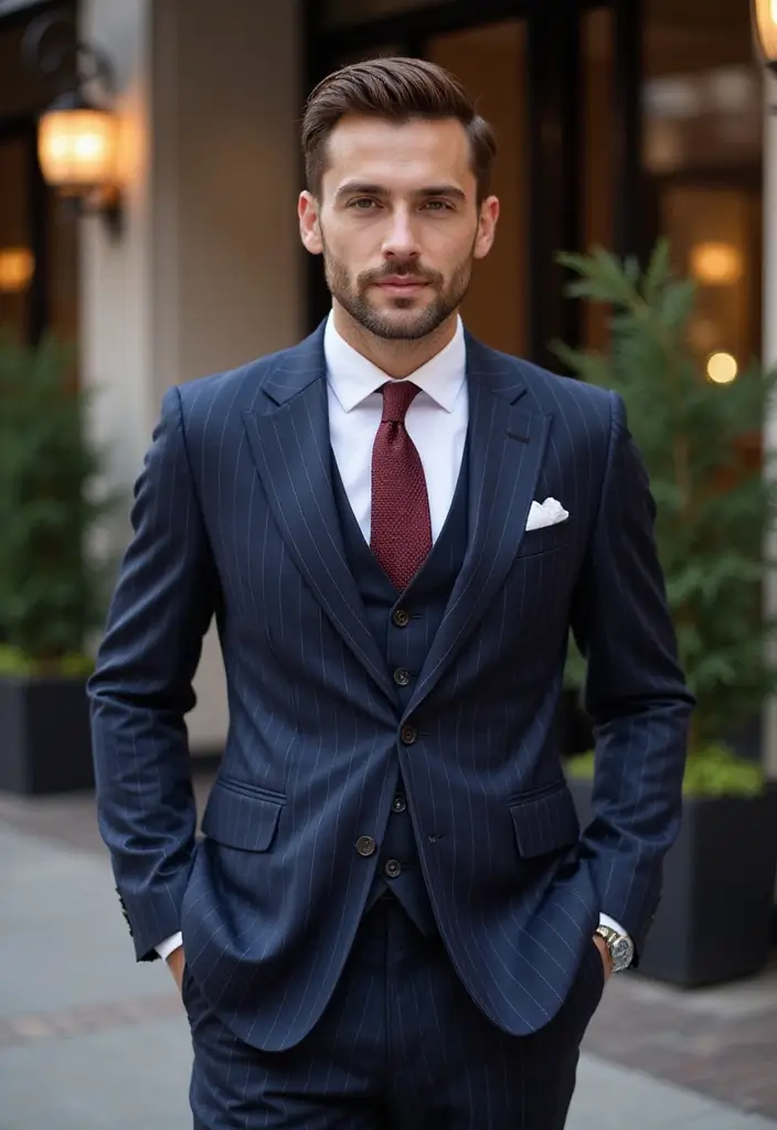 50 Cool Hair Color Ideas for Men Who Want a Fresh Look - 10. Burgundy Slicked Back