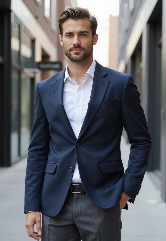 50 Cool Hair Color Ideas for Men Who Want a Fresh Look - 16. Steel Blue Tapered Cut