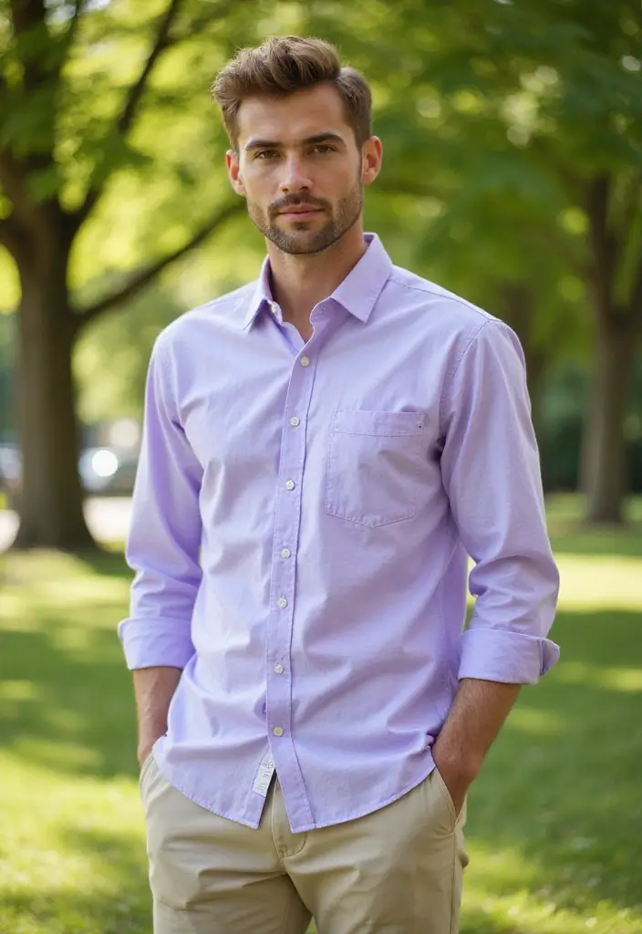50 Cool Hair Color Ideas for Men Who Want a Fresh Look - 20. Pastel Lavender Short Fade
