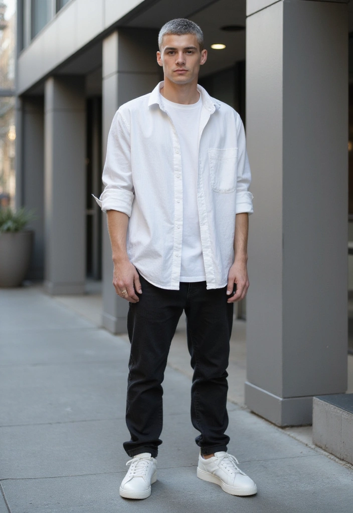 50 Cool Hair Color Ideas for Men Who Want a Fresh Look - 42. Ash Grey Textured Crop