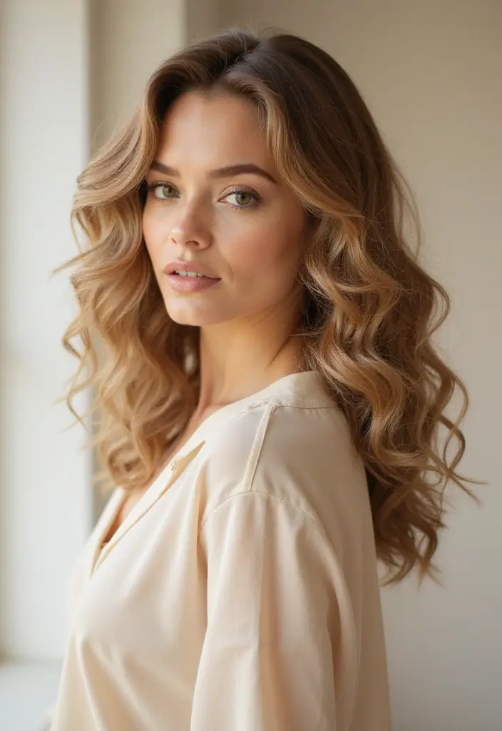 50 Curly Hair Color Ideas That Make Your Curls Pop - 39. Soft Beige Curls