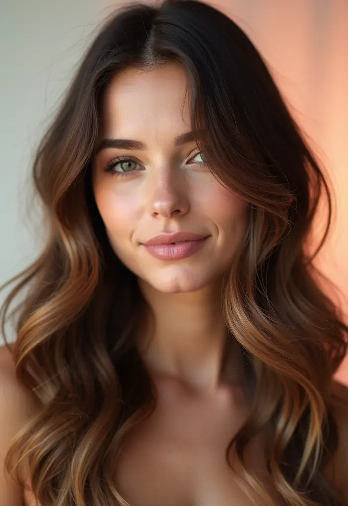 50 Dark Brunette Hair Color Ideas That Feel Rich and Elegant - 4. Dark Chocolate Balayage