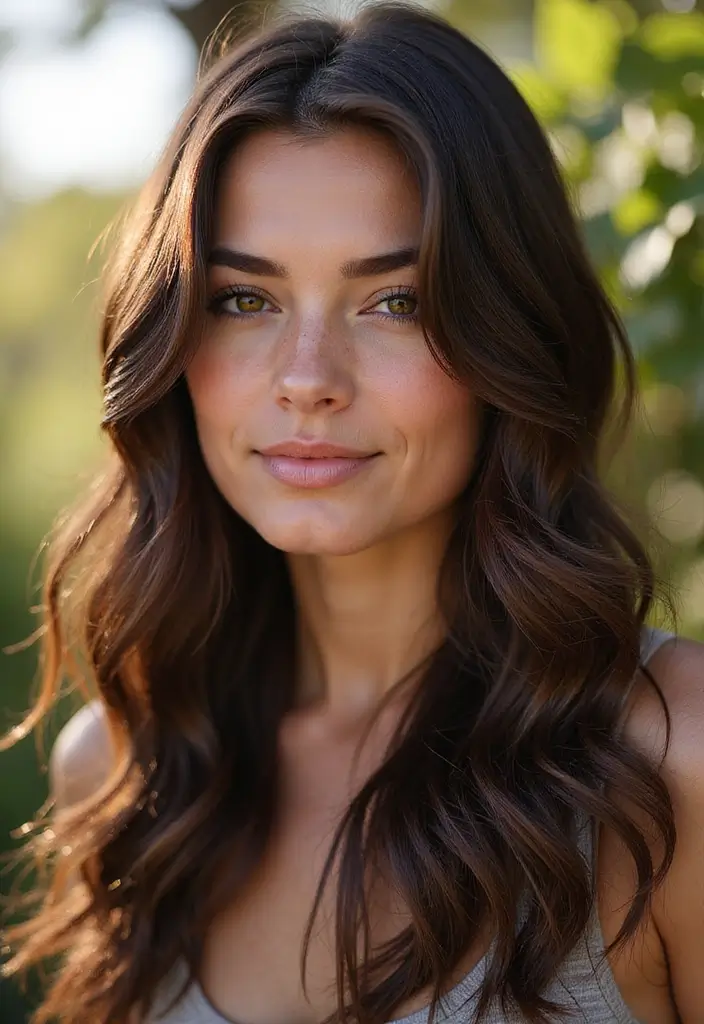 50 Dark Brunette Hair Color Ideas That Feel Rich and Elegant - 48. Deep Coffee Brown