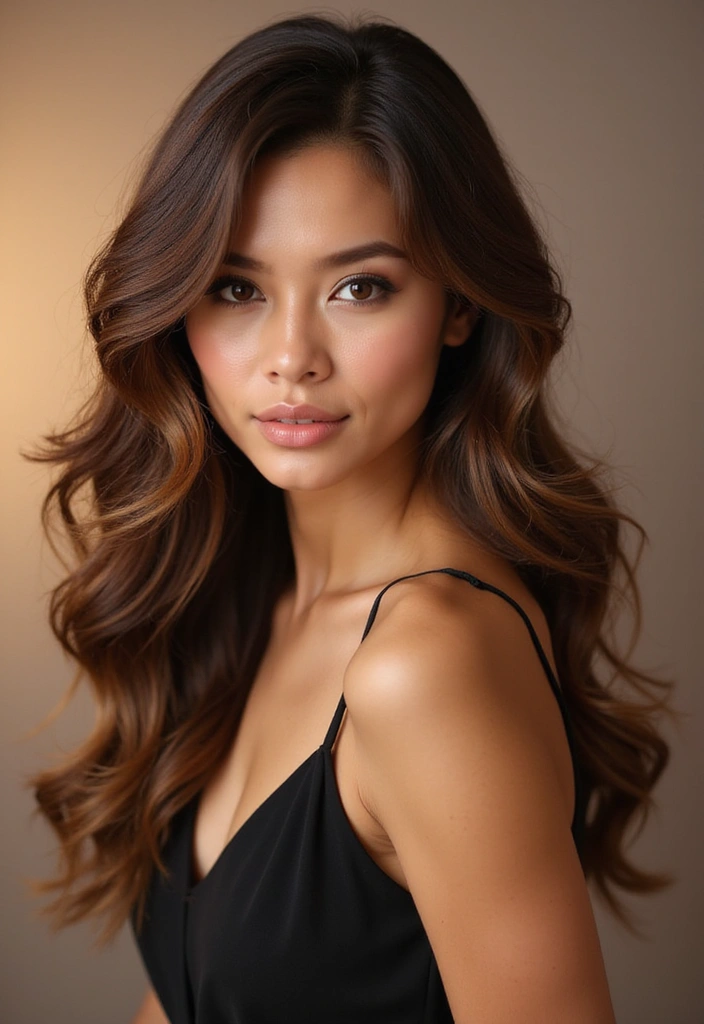 50 Dark Brunette Hair Color Ideas That Feel Rich and Elegant - 6. Mocha Swirl