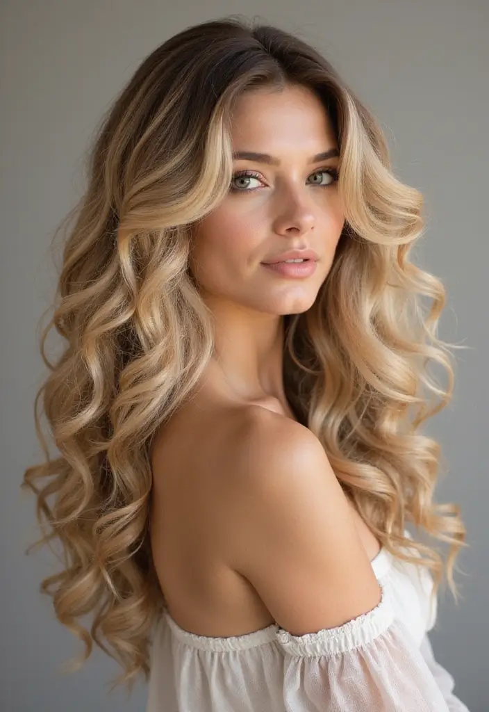 50 Darker Blonde Hair Color Ideas That Feel Elegant - 28. Champagne Blonde