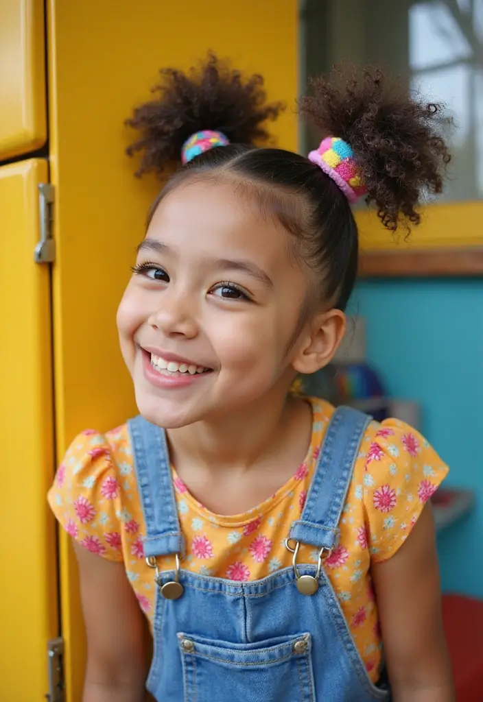 50 Easy Hairstyle Ideas for School Girls 13 50 Easy Hairstyle Ideas for School Girls - 13. Bubble Ponytail