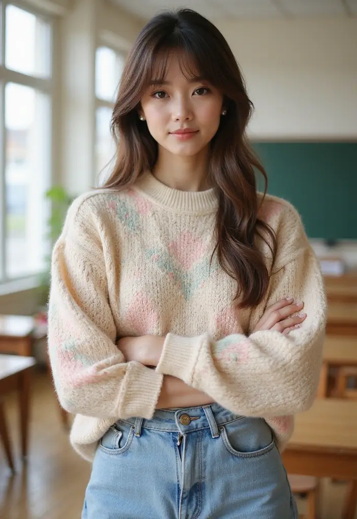 50 Easy Hairstyle Ideas for School Girls 35 50 Easy Hairstyle Ideas for School Girls - 35. Soft Side Bangs