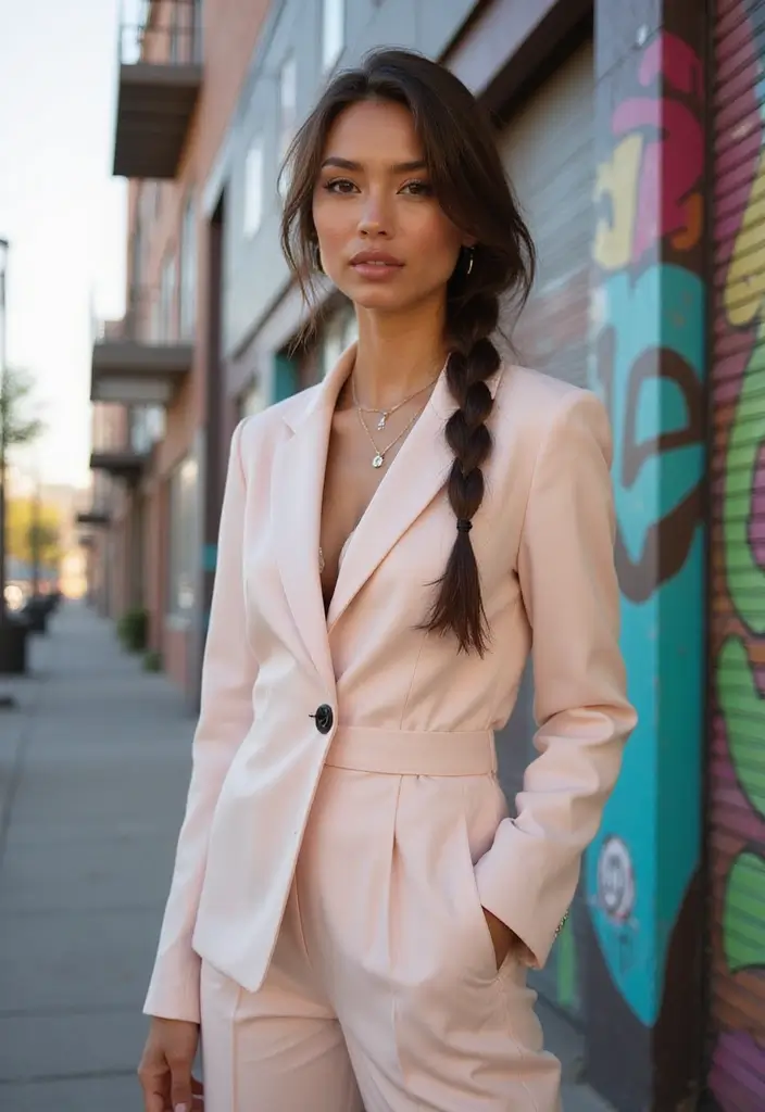 50 Easy Hairstyles for Short Hair That Look Effortlessly Chic - 14. Sleek Side Braid