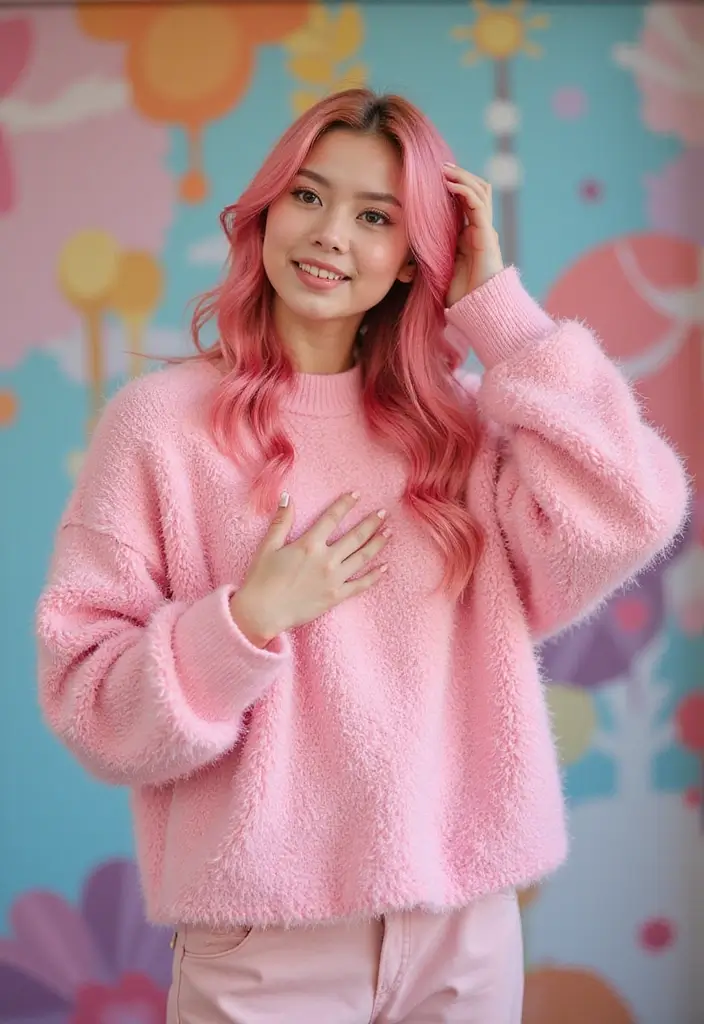 50 Funky Hair Color Ideas for a Bold and Unique Style - 10. Candy Floss Pink