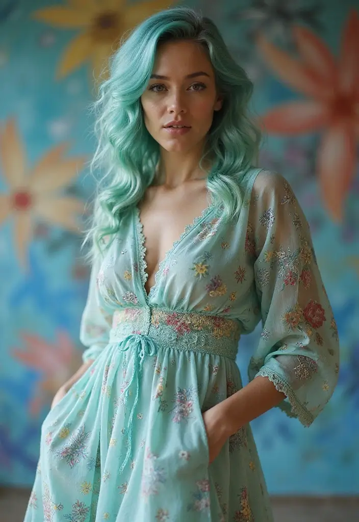 50 Funky Hair Color Ideas for a Bold and Unique Style - 12. Aqua Splash