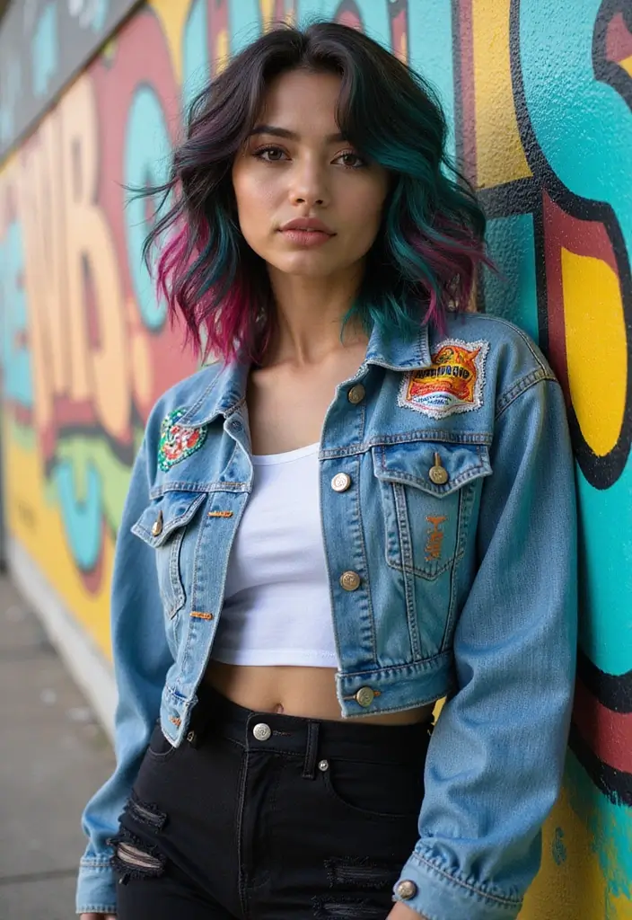50 Funky Hair Color Ideas for a Bold and Unique Style - 13. Chunky Highlights