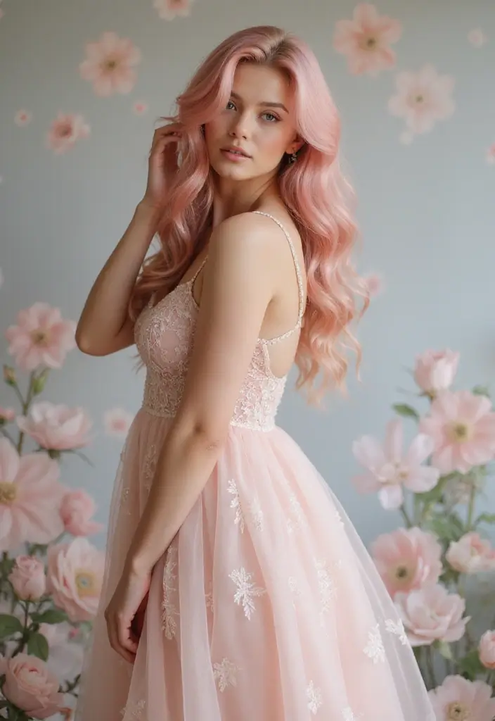 50 Funky Hair Color Ideas for a Bold and Unique Style - 35. Frosted Rose