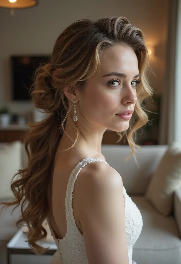 50 Gorgeous Hairstyles with Curly Hair That Pop - 38. Curly Hair in a Sleek Low Bun